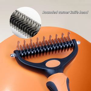 <span class=keywords><strong>Pettine</strong></span> doppio lato <span class=keywords><strong>per</strong></span> peli di animali da compagnia - Product Image 2
