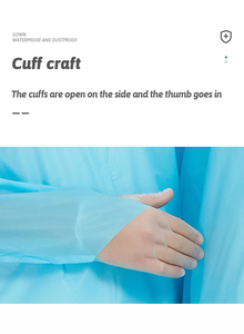 <span class=keywords><strong>Cpe</strong></span> Manteau Robe Jetable <span class=keywords><strong>Cpe</strong></span> Isolation Robe Médical Jetable Hôpital <span class=keywords><strong>Cpe</strong></span> Robe Ce Taille Personnalisée - Product Image 4