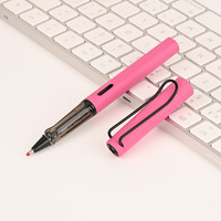Stylo gel à encre visiblement visible 0,5 mm, revêtement caoutchouté, clip métallique, logo personnalisé, promotionnel