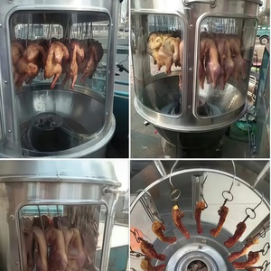 Horno Comercial <span class=keywords><strong>de</strong></span> Gas y Carbón para Asar Pato, <span class=keywords><strong>de</strong></span> Doble Uso, 60 cm, <span class=keywords><strong>Asador</strong></span> <span class=keywords><strong>de</strong></span> Carne <span class=keywords><strong>de</strong></span> Acero Inoxidable - Product Image 5