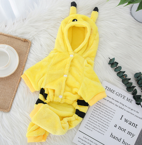 Ropa para perros y mascotas, monos suaves y cálidos de lana para perros, ropa para mascotas para perros pequeños, sudaderas con capucha para gatos, abrigos de disfraz de Chihuahua <span class=keywords><strong>Yorkshire</strong></span> - Product Image 3