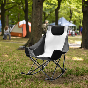 Giá tốt nhất bán buôn Oxford Rocking Chair xách tay có thể gập lại ngồi có thể ngả văn phòng nhà lười biếng ghế ngoài trời - Product Image 5