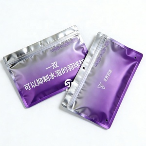 Custom Recyclable Silk Screen Printed PE GRS Three Side <b>Seal</b> Zipper <b>Bags</b> for Sports Socks Underwear & Apparel Packaging - Product Image 4