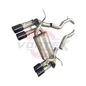 Sistema de escape Catback Vortex Equal Length Valvetronic compatible con BMW M3 F80 M4 F82 S55, sonido de alto rendimiento, garantía de 2 años. - Product Image 3