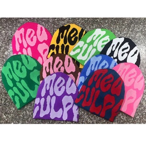 Gorros de Punto Acrílicos 100% Personalizados para Invierno, <span class=keywords><strong>Gorro</strong></span> Beanie sin Borde con Logotipo de Diseñador para <span class=keywords><strong>Hombre</strong></span> y Mujer, <span class=keywords><strong>Gorro</strong></span> Tipo Skull Cap al por Mayor - Product Image 6