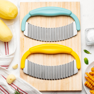 Cortador de Papas Fritas y Waffles YIGO con MOQ Bajo, para Patatas y Zanahorias, de Acero Inoxidable, Herramienta para Patatas Fritas Onduladas - Product Image 6