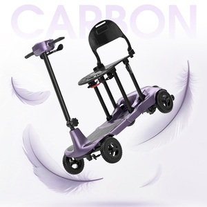 Scooter Ligero de Fibra de Carbono de 12 kg con Motor sin Escobillas de 200 W, Fácil de Plegar, Todoterreno, Conducción Suave, Movilidad PC-T580 Ultra Lig - Product Image 1