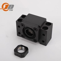 Soporte de Base de Alta Precisión FK+FF15 Serie C7, Soporte Fijo para Tornillo de Bolas de Acero