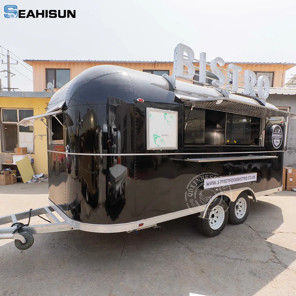 Concession enclosed mobile coffee food trailer ice cream cart truck catering equipment coffee food truck cart
