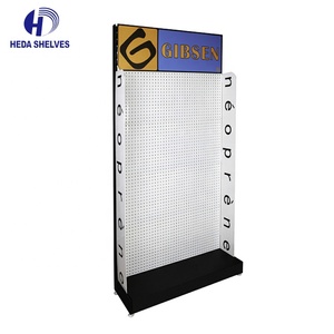 Chiều Cao Điều Chỉnh Trung Quốc POP Phần Cứng Cửa Hàng Công Cụ Kim Loại Tầng Hiển Thị Khán Đài <span class=keywords><strong>Pegboard</strong></span> Hiển Thị Rack - Product Image 2