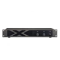 Amplificateur de puissance Xtuga X-2.5 Classe D 2 canaux 500W*2 Métal Professionnel Entrée stéréo 6.3mm AC 220V/110V pour enceinte de scène