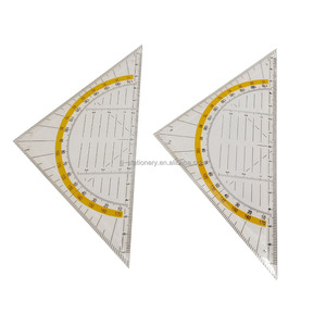 Tùy Chỉnh In Nhựa Trong Suốt Quy Mô Hình Dạng Tam Giác Cai Trị Vẽ Mẫu Thiết Lập - Product Image 6