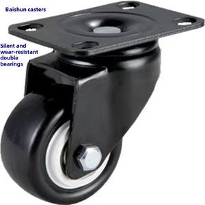 China Custom Made <span class=keywords><strong>Swivel</strong></span> Universal Rollen für verbesserte Manövrier fähigkeit in engen Räumen - Product Image 6