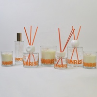 Diffuseur d'arômes à bâtonnets parfumés aux huiles essentielles 200 ml, coffret cadeau avec bouteille en verre et bouchon à vis pour la maison