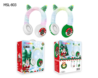 Nouveau Casque Bluetooth Circum-auriculaire Noël 2026 – Cadeau de Noël, Écouteurs sans Fil TWS pour Gaming avec Logo