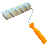 Rouleaux de peinture industriels personnalisables de 4/6/9 pouces, brosses à colle thermofusible en polyester pour bricolage, petits rouleaux d'angle en latex, OEM, garantie 3 ans