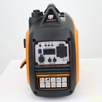 Kleiner 2000W Stromerzeuger 2000 Watt Wechselrichter 4kW Generator für Camping / Leiser Mini Elektrogenerator 2400W Tragbarer Benzingenerator