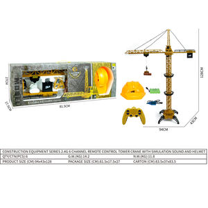 AiJH Grúa Torre <span class=keywords><strong>de</strong></span> Control Remoto <span class=keywords><strong>de</strong></span> 6 Canales, 50.4 Pulgadas <span class=keywords><strong>de</strong></span> Altura, Rotación <span class=keywords><strong>de</strong></span> 680 Grados, con Luz y Sonido, <span class=keywords><strong>Juguete</strong></span> <span class=keywords><strong>de</strong></span> Ingeniería RC - Product Image 6