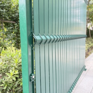 Panneaux de clôture 3D rigides en PVC pour jardin en plastique pour treillis métallique soudé - Product Image 1
