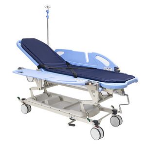 Medical emergency <b>trolley</b>, luxury transport vehicle, emergency lifting and tilting flatbed with guardrail, hospital gastroscopy - Product Image 4
