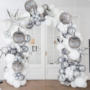 Ballons sphériques métalliques 4D de 22 pouces pour décorations de fête disco, années 70, 80, 90, anniversaire, enterrement de vie de jeune fille, remise de diplôme - Product Image 4