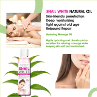 OEM ODM Marque Privée Pure Naturelle Biologique Crème d'Escargot Collagène Vitamine C Acide Kojique Soin de la Peau Huile Essentielle d'Aromathérapie