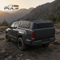 Auvent de cuisine de camping pour benne de pick-up, topper en aluminium sur mesure avec rangement accessible pour équipement