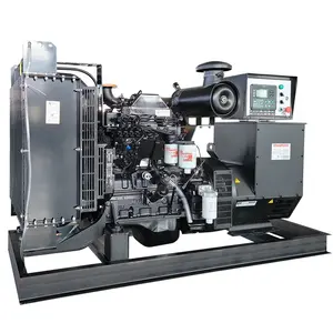 50kw & 62.5kva Open Frame Diesel Generator Set Gecombineerd Met Puur Koperen Borstelloze Generator En Auto-Ats
