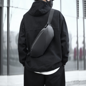 Moda Bolsa Crossbody <span class=keywords><strong>Men</strong></span>'s Sport Ciclismo Mochila Pequena Rua Tendência Cintura Dobrável Saco Multifuncional Peito <span class=keywords><strong>Bag</strong></span> - Product Image 5