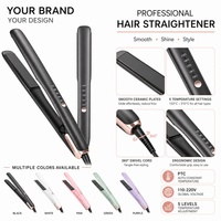 Catokan Rambut Listrik Torlin PTC dengan Kontrol Suhu 5 Tingkat 130-210C, Pencegah Bakar, Tanpa Panas Berlebih untuk Penggunaan Hotel