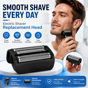 Universal Men's Electric <b>Razor</b> Replacement Shaver Head <b>Foil</b> Blade Set Swedish Stainless Steel Non-Disposable Spare Parts - Product Image 1