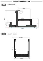Profilé en aluminium 4080 40120 Jeu Diy Direct Drive Motion Sim Racing Simulator conduction Cockpit Seat Handbrake Sim Racing Rig