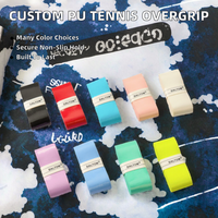 Vente en gros d'usine, personnalisation, haute qualité, durable, PU, multicolore, ruban antidérapant pour raquette de tennis, portable