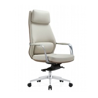 Chaise de bureau exécutive moderne, ergonomique, à dossier haut et pivotante