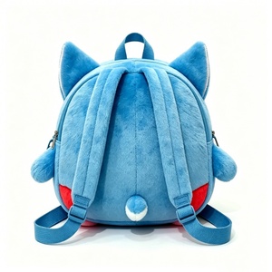 Mochila Escolar de Peluche Personalizada con Diseño de Husky Suave y Adorable, Regalo de Mochila de Peluche con Personaje de Husky, Mochila Escolar de Peluche de Husky para Preescolar - Product Image 3