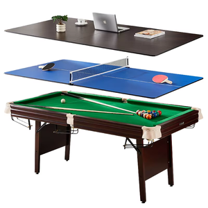 <span class=keywords><strong>Mesa</strong></span> Plegable <span class=keywords><strong>de</strong></span> MDF <span class=keywords><strong>de</strong></span> 183.2 cm (1.8 m) para Interior, para Adultos y Niños, para <span class=keywords><strong>Billar</strong></span>/Snooker/Tenis <span class=keywords><strong>de</strong></span> <span class=keywords><strong>Mesa</strong></span>/Conferencias - Product Image 1