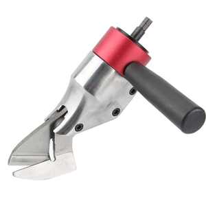 Ciseaux de <span class=keywords><strong>coupe</strong></span> en métal buse pour tournevis pneumatique utilisation perceuse électrique mandrin fer disque cisailles <span class=keywords><strong>plastique</strong></span> tissu laine fil maille Cutter - Product Image 1