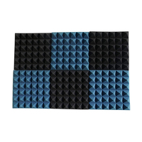 Panneaux acoustiques en mousse de polyuréthane pyramidale autocollants personnalisés en usine, absorbant le son, insonorisant, pour hôtel, studio, mur