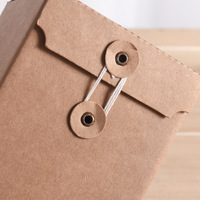 Emballage créatif pour thé aux fleurs, boîte en papier kraft carrée, emballage avec corde, boucle de fermeture, ficelle, boîte cadeau, boîte d'emballage pour miel