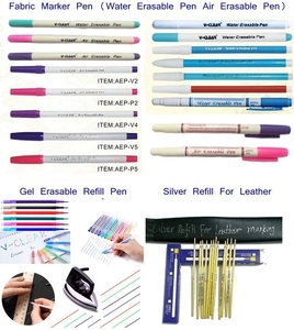Recharge effaçable 0,7 mm pour marqueur textile thermosensible, encre thermique effaçable à la presse à chaud, sans trace de ligne pour la <span class=keywords><strong>couture</strong></span> et le quilting - Product Image 1