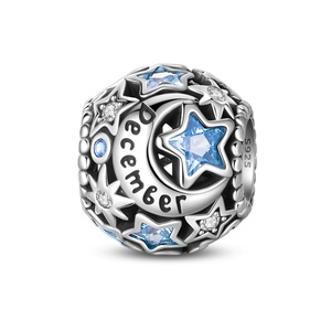 Nuevo Colgante de Corazón con Cuentas de Zirconia y Diseño de Zorro Lunar del Principito de los Cuentos de Hadas, Accesorio de Joyería DIY para Mujer, Chapado en Oro sobre Plata - Product Image 5