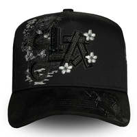 Cappelli da Baseball Originali Rico Hats G5 di Qualità, 100% Nuovi, in Suede con Ricamo 3D e Strass, a 5 Pannelli, Modello Gorra Del Mago