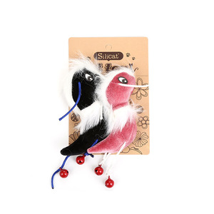 Pet fabbrica di moda all'ingrosso popolare divertente gatto giocattoli di peluche Set con carta di carta di imballaggio - Product Image 6