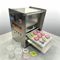 Machine de thermoscellage manuelle personnalisable pour l'emballage alimentaire, des boissons et des canettes