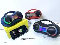 Boombox-Stil BT 5.3 Lautsprecher 8W RGB-Lichter TF USB FM Tragbares Audio-Gerät mit Tragegriff für Outdoor OEM ODM