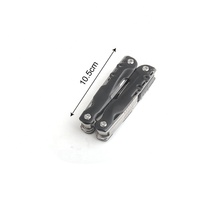 Outil multifonction avec couteau de poche, pinces à bec effilé en acier inoxydable avec tournevis, outil multifonction autobloquant, équipement EDC avec étui