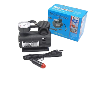Compresor de Aire Portátil para Auto de 12V y 300psi, Monitor de Presión de Neumáticos, Inflador de Neumáticos Universal de Metal, Bomba para Reparación de Neumáticos de Auto, Bicicleta y Balones - Product Image 2