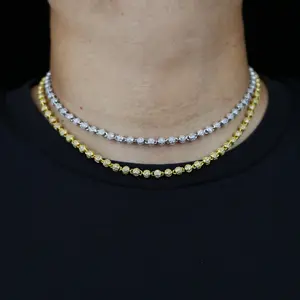 New round necklace for men's fashion hiphop