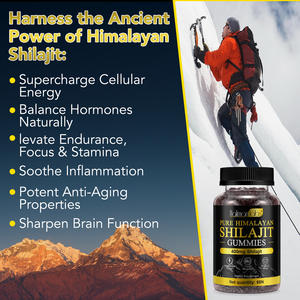 Prix usine <span class=keywords><strong>Shilajit</strong></span> Gummies 60 Count <span class=keywords><strong>Shilajit</strong></span> Fudge Himalayan Pure <span class=keywords><strong>Shilajit</strong></span> Gummies pour hommes et femmes - Product Image 6