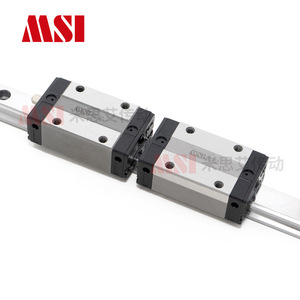 Blocs de guidage linéaire MSI de grade C, type silencieux, pour bras robotiques et modules profilés - Product Image 1